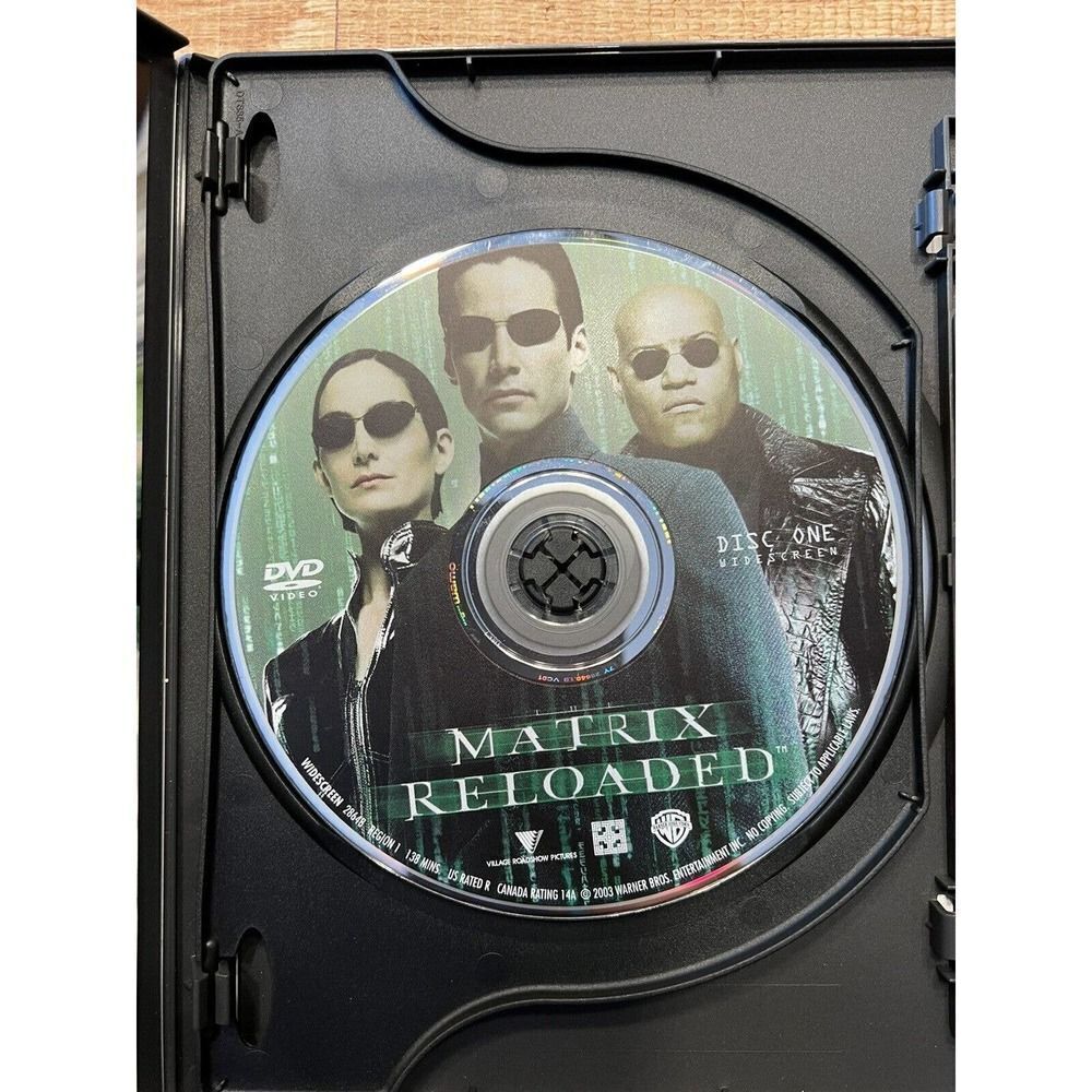 The Matrix Reloaded (DVD, 2003) - Picture 8 of 9